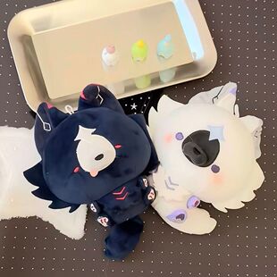 【预售】洛克王国游戏同人周边恶魔狼属性10cm动物体毛绒玩偶挂件