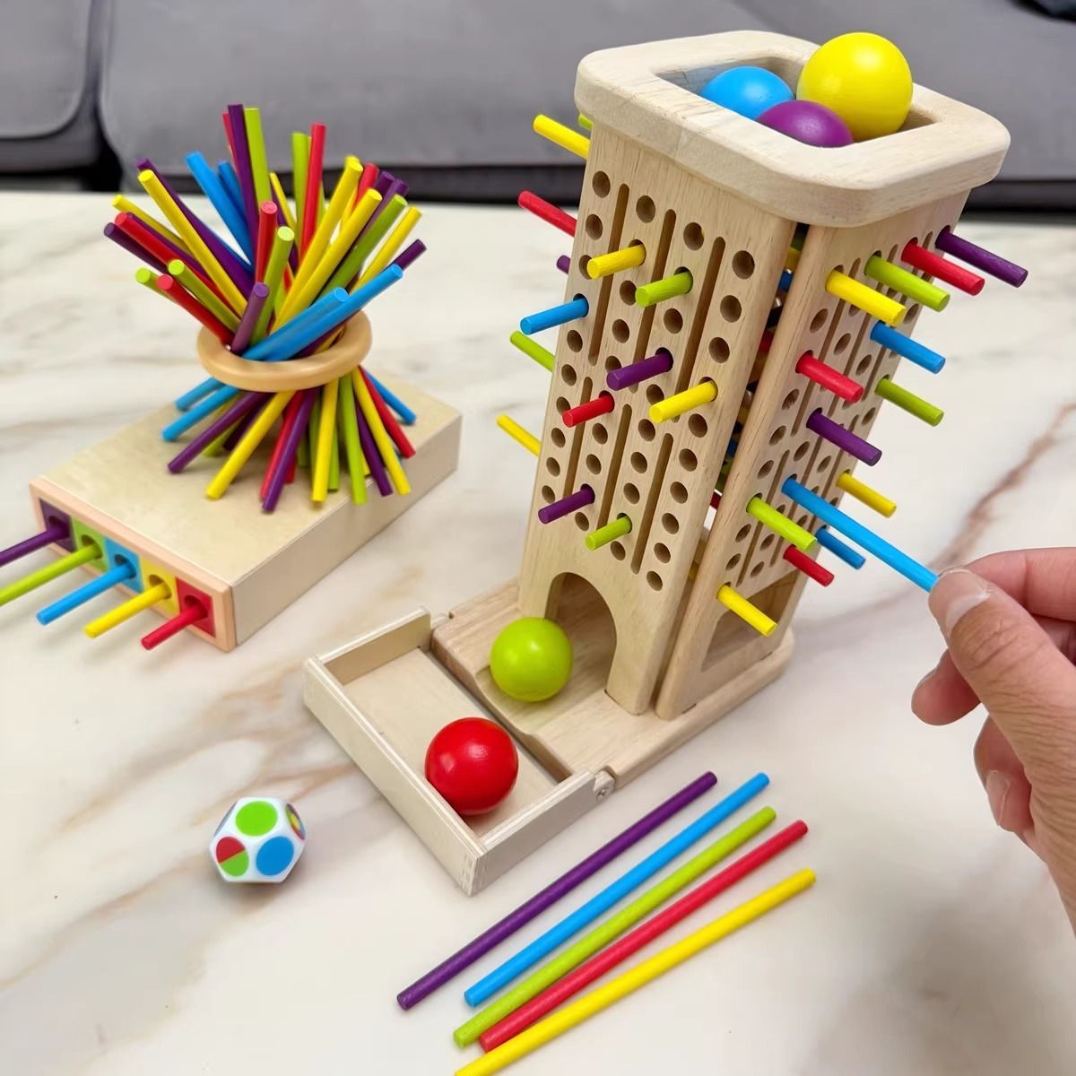 小学生爆火的玩具儿童抽木棍平衡游戏幼儿园双人对战桌游思维训练