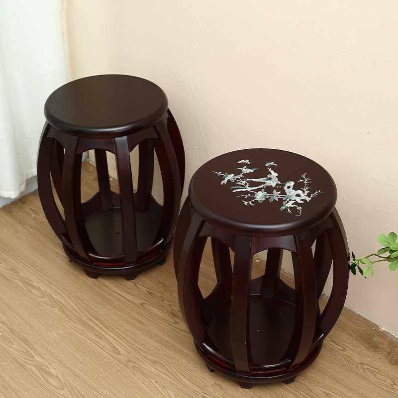 简约全实木古筝凳子家用复古凳加厚儿童古筝琴凳子 木凳子换鞋凳