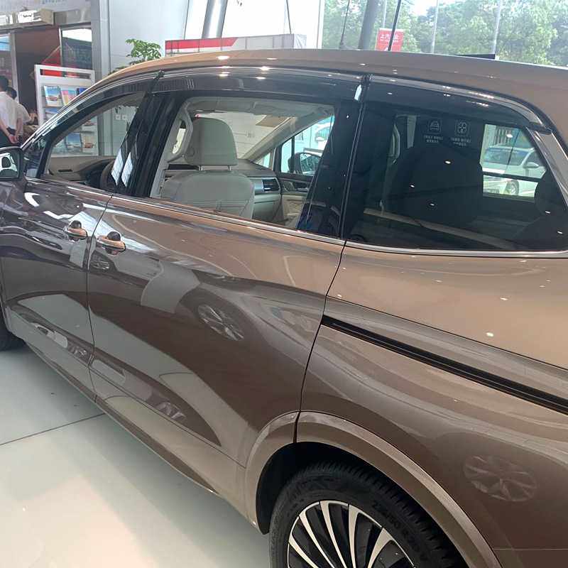 适用于凯迪拉克XT5/XT6晴雨挡汽车改装车窗雨眉防雨条6片装挡