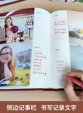广美厂家皮质影集照片纪念册相簿复古photoalbum插袋7寸相册本