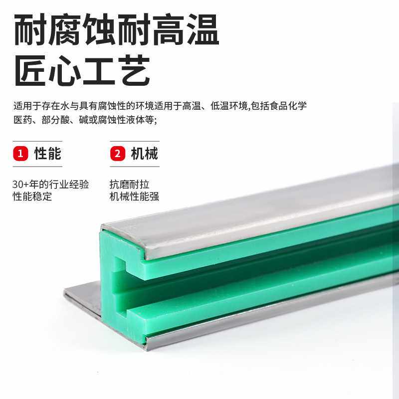 CKGH型钢制加强单滚珠链条导轨传动导向件不锈钢镀锌钢槽厂家
