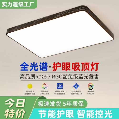 2026年新款led吸顶灯房间卧室灯客厅灯大厅现代简约大气中山灯具3
