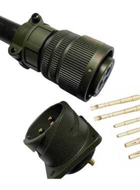 军规圆形连接器, VG95234 反卡扣式 22-2冷压接线式MS3106A