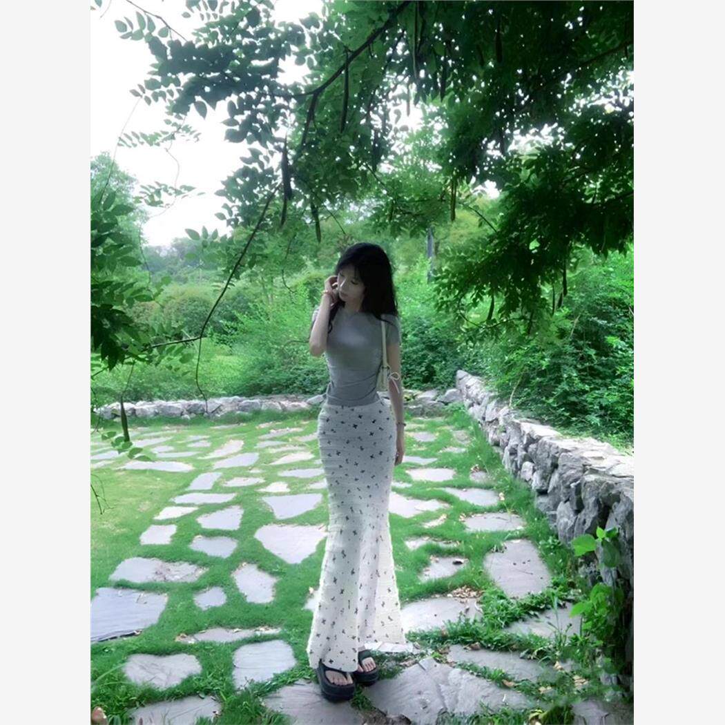 夏装搭配一整套轻熟纯欲风高级感御姐气质名媛上衣裙子两件套装女