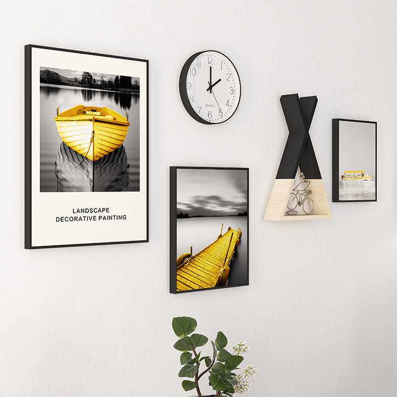 客厅装饰画沙发背景墙北欧创意饭厅挂画现代简约时尚大气餐厅壁画