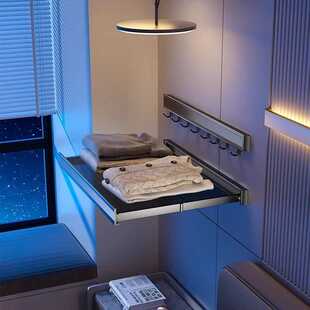 晚上睡觉放衣服神器房间床头的小架子卧室床边床尾飘窗临时挂衣架