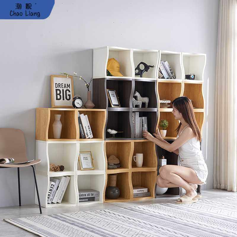 北欧实木格子柜书柜自由组合小柜子矮柜置物收纳储物楼梯飘窗包邮,电子元器件市场,其它元器件,淘宝优惠券,粉丝福利购,淘宝优惠卷