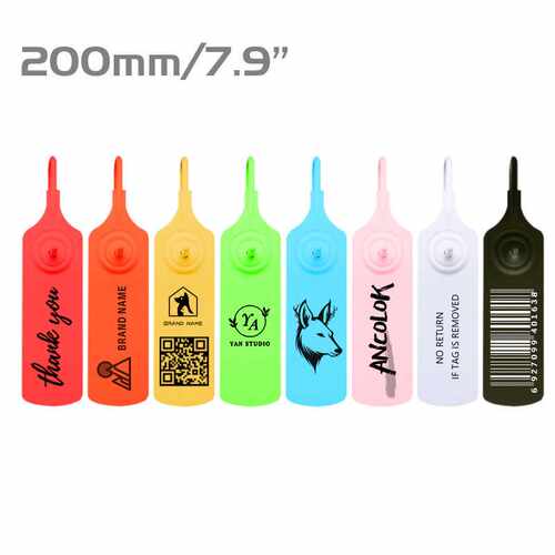 Ancolok 100Pcs Custom Brand Logo Tags Safety of Clothes