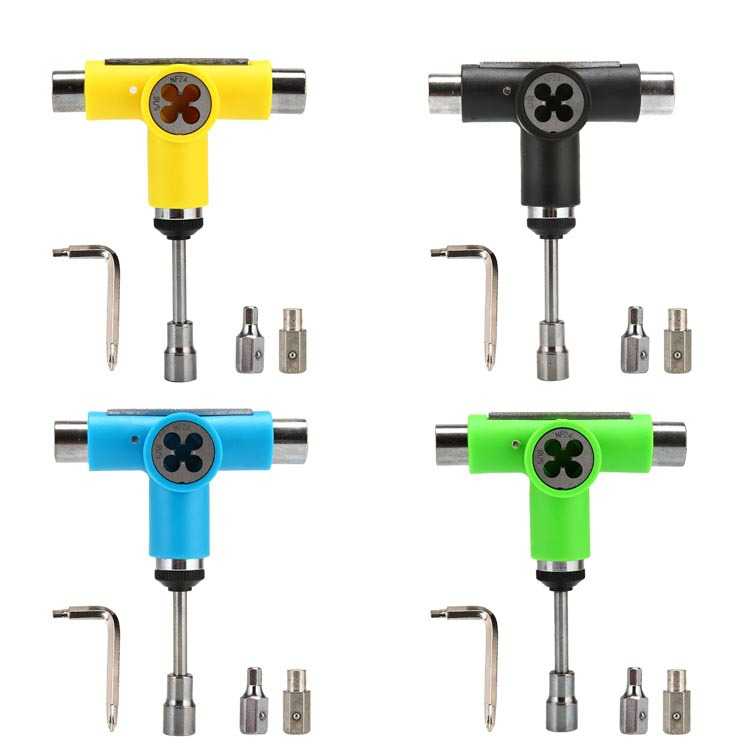 儿童滑板半自动工具扳手多功能配件维修四轮t型电动