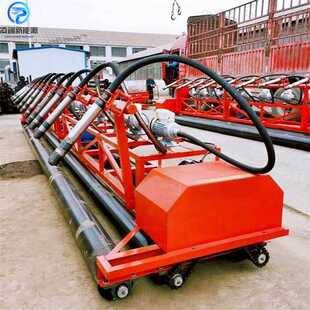 桥面铺装振动梁框架式混泥土路面整平机三辊轴混凝土摊铺机