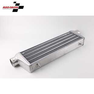 汽车改装 中冷器通用550x180x65MM铝制管式进气涡轮冷却散热器