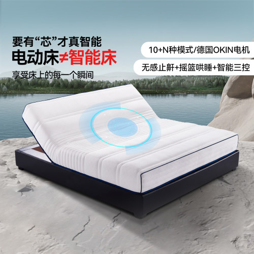 施洛尼智能床垫电动双人床家用多功能零重力睡眠智能止鼾智能床