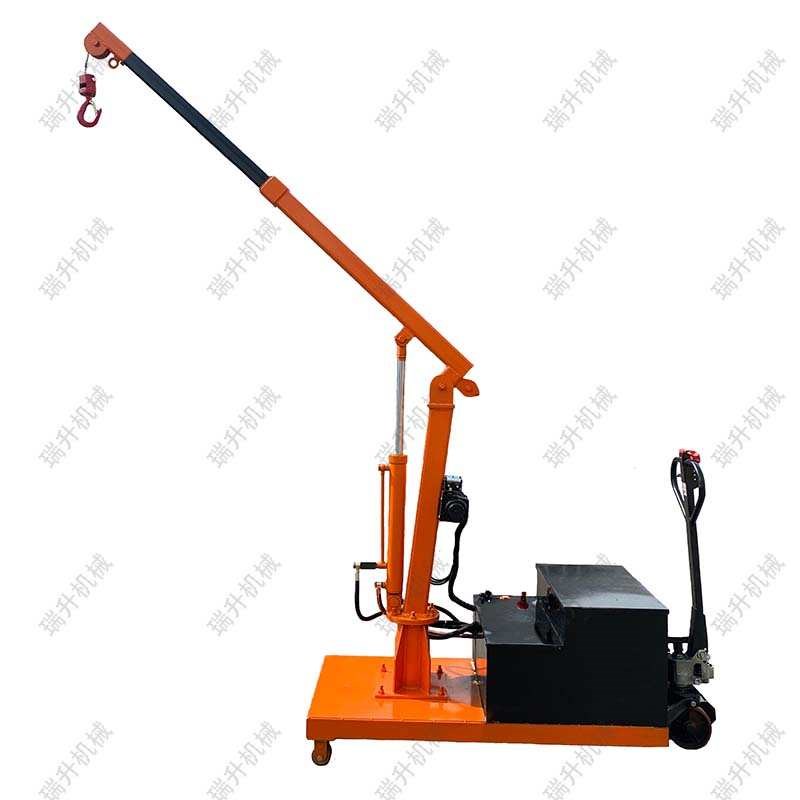 车间注塑吊装模具工件平衡式w液压单臂行走吊机 移动式电动小吊车