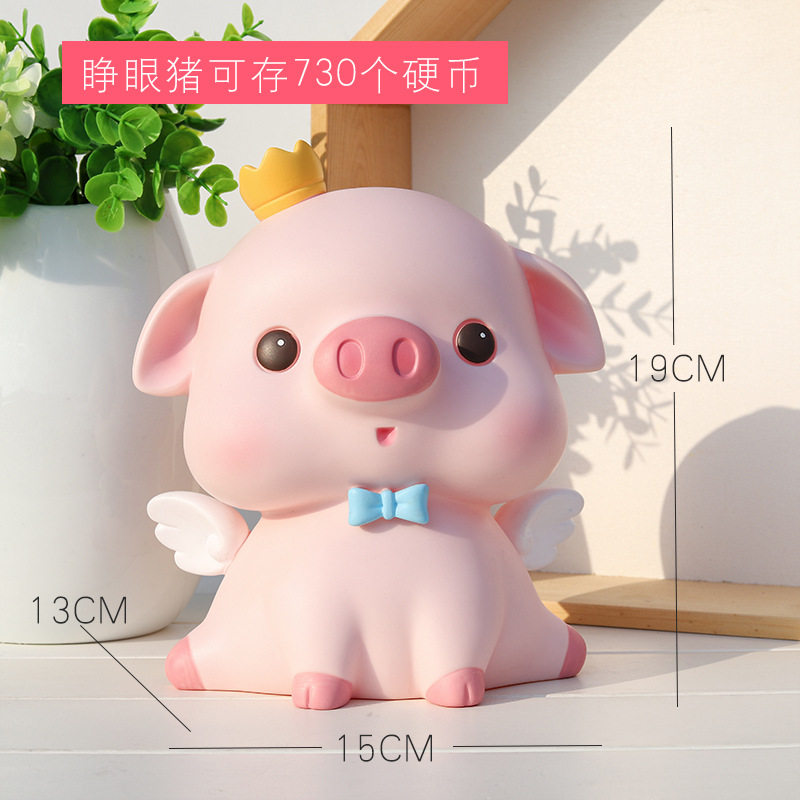 创意可爱吨小猪存钱罐2023防摔可取生肖狗狗储蓄罐儿童储钱罐摆件
