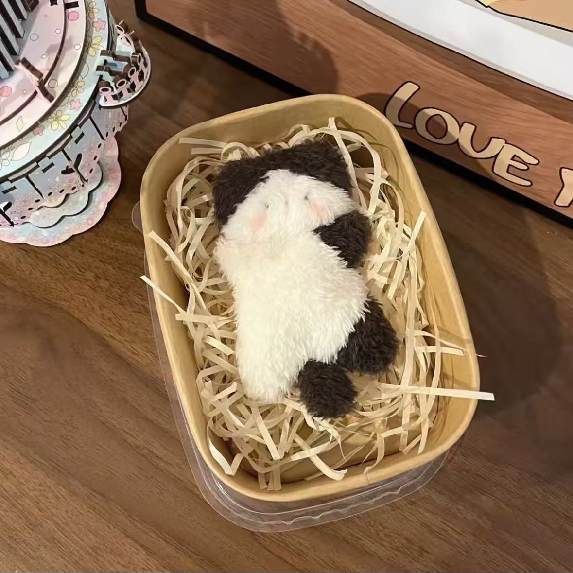 新款可爱治愈安抚豆袋毛绒玩具柔软公仔送情侣朋友节日礼物三花猫