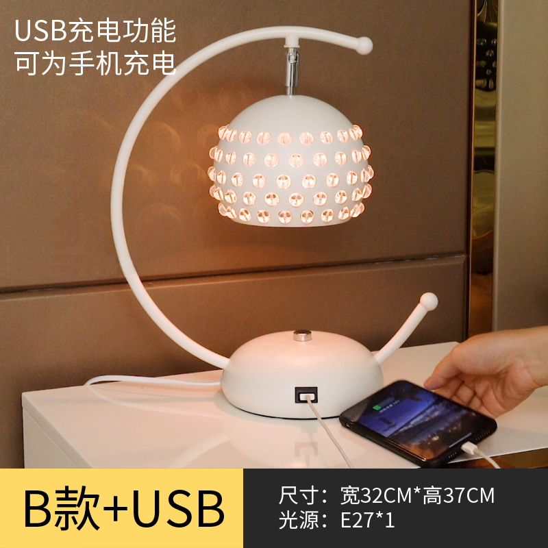 床头灯卧室家用台灯温r馨浪漫创意时尚现代简约北欧触摸调光轻奢