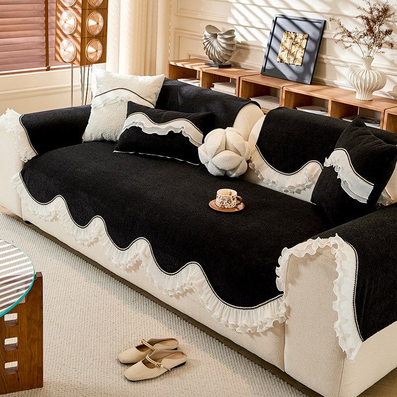 法式复古异形沙发垫盖布2025新款四季通用座垫套罩固定防滑坐垫子,居家布艺,沙发垫,淘宝优惠券,粉丝福利购,淘宝优惠卷