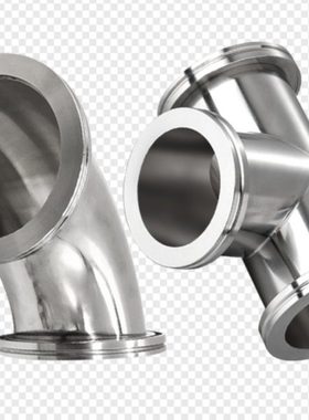 快装三通 快装弯头 ISO63   ISO80  ISO100 真空三通  真空弯头