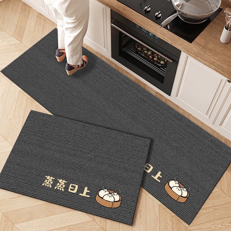 矽藻泥厨房地垫7字型2025新款防滑防油吸水脚垫门口耐脏免洗地毯,居家布艺,厨房地垫,淘宝优惠券,粉丝福利购,淘宝优惠卷