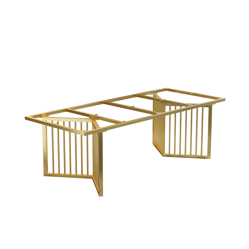 桌腿支架现货g铁艺不锈钢茶桌脚办公桌架大板餐桌岩板茶几底座定