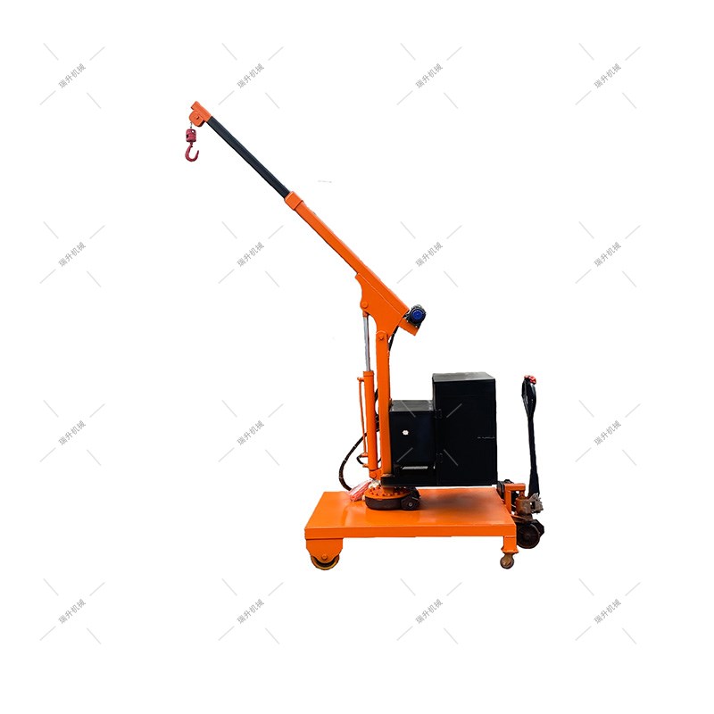 车间用行走搬运吊机0.5T单臂吊移动式小吊车O 电动液压可旋转吊车