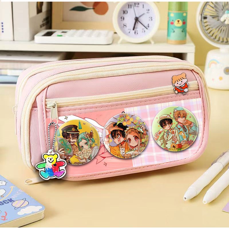 地缚少年花子君吧唧痛包文具盒z笔袋定制徽章礼物学生大容量铅笔