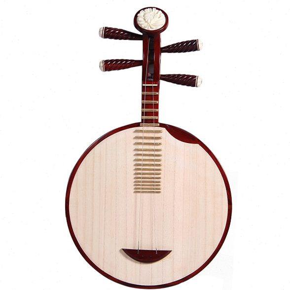 专业剧团演奏弹拨乐器小叶檀木材质月琴京剧西皮二黄民乐调门可选