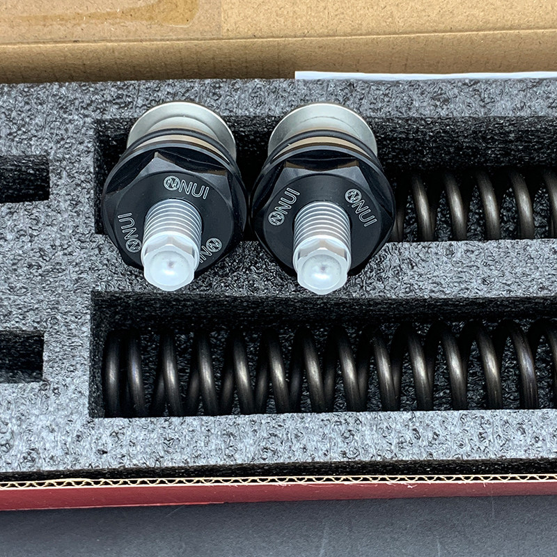 佛沙nss350前减震弹簧摩托车避震器改装配件加硬弹簧可调软硬 nui