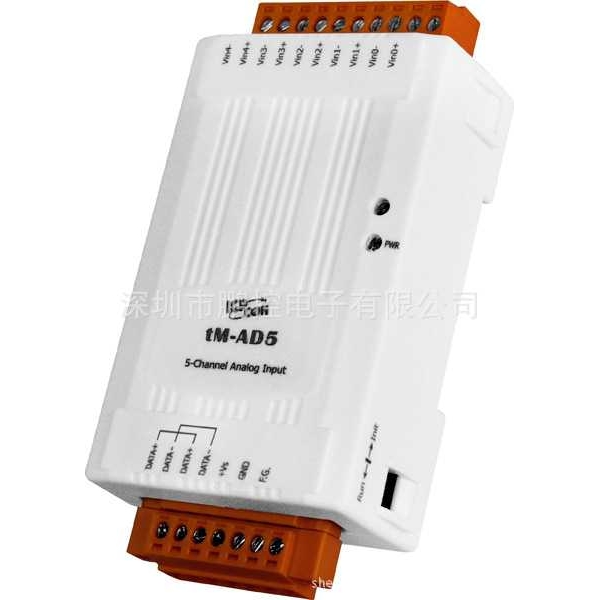泓格 tM-AD5  高电压保护的5通道隔离模拟量输入模块