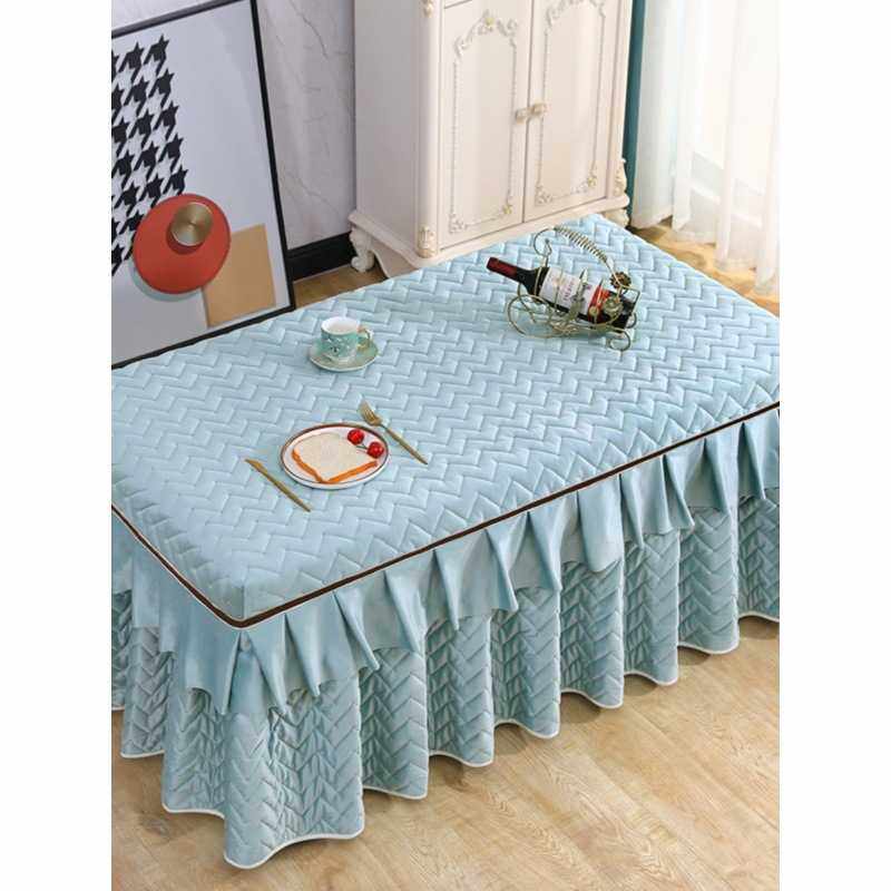 加绒加厚电炉罩套新款长方形茶几电暖炉烤火炉烤火桌子套罩罩保暖