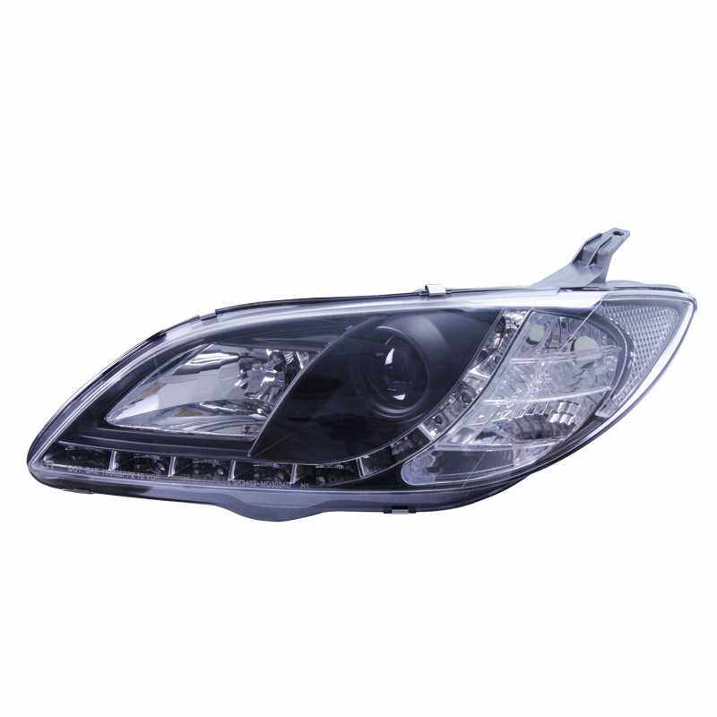 适用于06-12马自达3大灯总成改装LED日行灯双光透镜氙气大