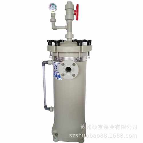 小型精密袋式过滤器4号袋微型过滤桶耐酸碱PP袋式过滤器