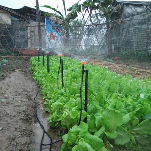 菜地自动浇水设备大棚蔬菜温室喷淋喷雾系统浇花地面地插杆喷头
