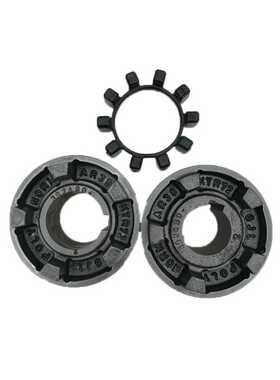 KTR AR85 AR38 poly-norm T10弹性联轴器梅花垫圈黑色方形花瓣垫