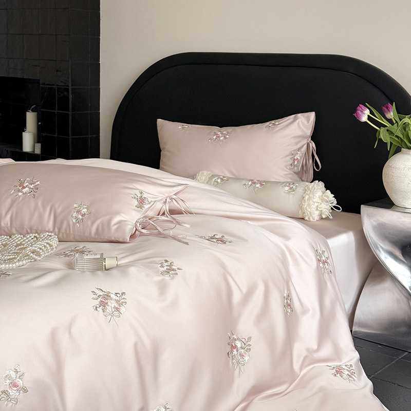 100S长绒棉粉色少女心公主风全棉四件套 刺绣玫瑰花纯棉床上用品,玩具/童车/益智/积木/模型,垂直悬浮玩具,淘宝优惠券,粉丝福利购,淘宝优惠卷