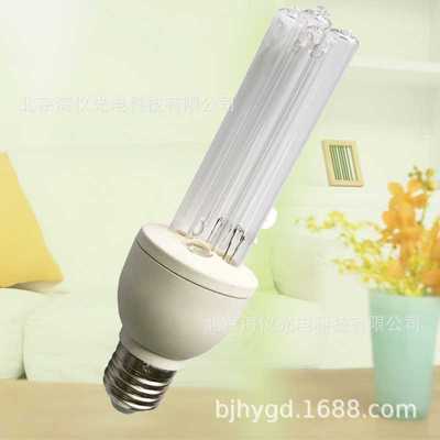 有检测报告一体化UV外线消毒灯E27螺口25W有臭氧紫外线消毒灯泡