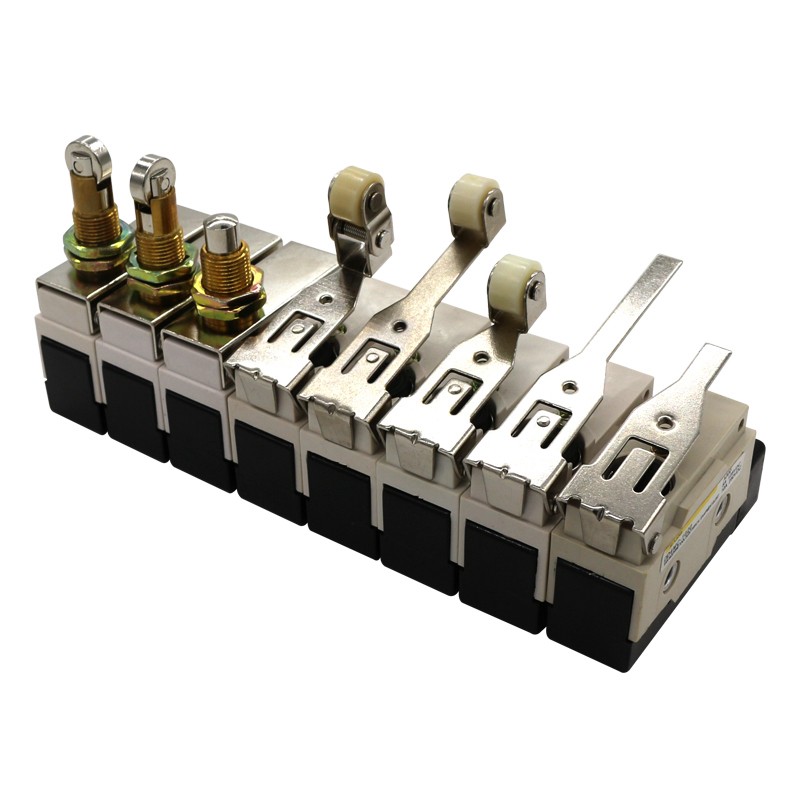 小型微动开关D4MC5000/5020/1000/2020力矩带滚轮行程限位开关