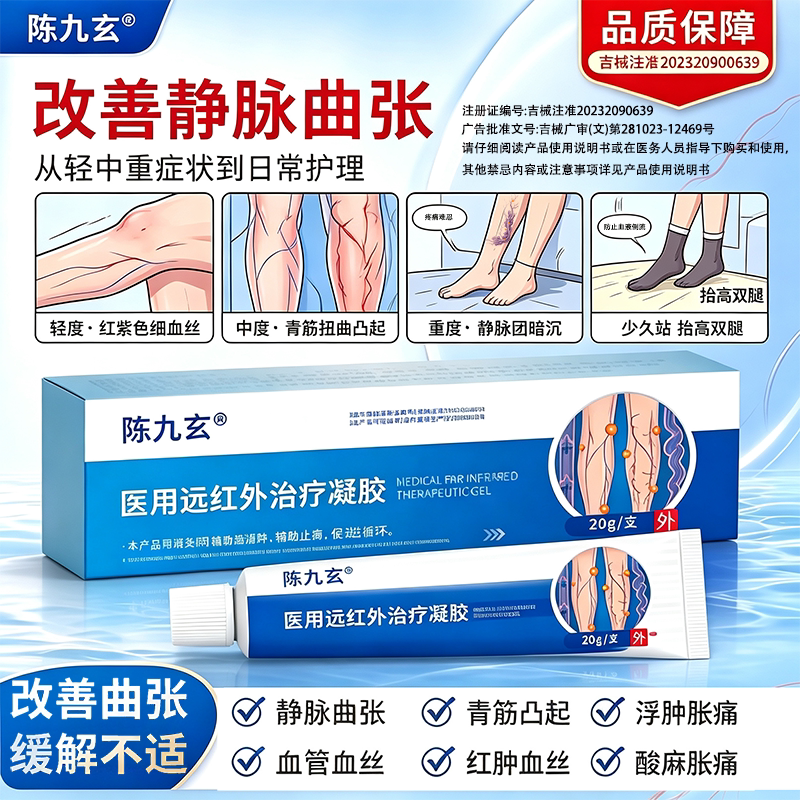 陈九玄静脉曲张凝胶疏通改善图片