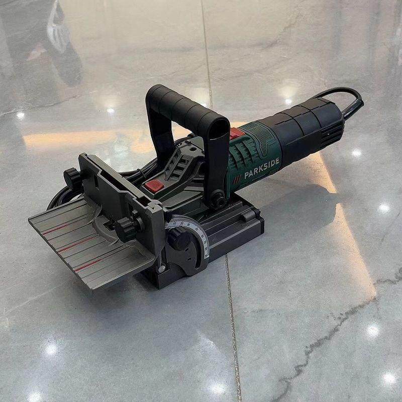 进口多米诺开榫机开榫卯机电动木工开槽机木板装修无缝拼接拼板机