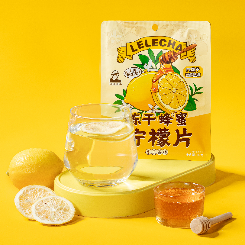乐乐茶冻干蜂蜜柠檬片独立小包装