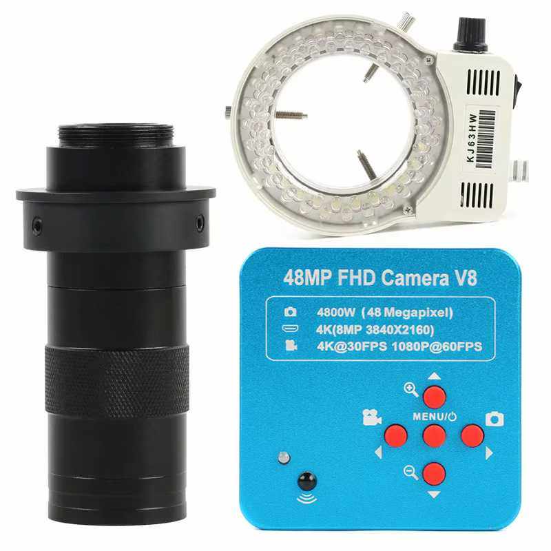 4K高清4800万像素工业相机HDMI/USB数码显微镜130X镜头带LED灯,农机/农具/农膜,其它农用工具,淘宝优惠券,粉丝福利购,淘宝优惠卷