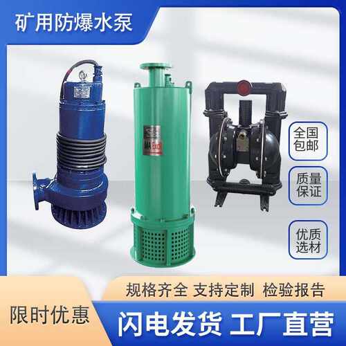 大流量潜水排污泵 WQB10-32-3无堵塞抽水泵 厂用BT4CT4防爆潜水泵