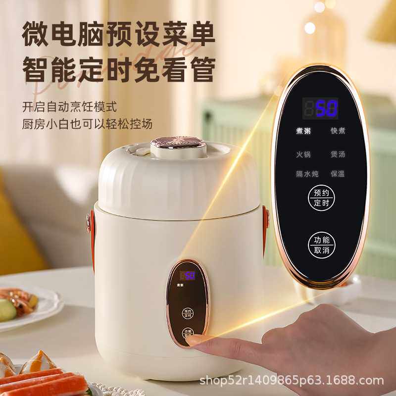 多功能迷你电炖锅便携式电炖杯养生杯办公室全自动煮粥神器电热杯