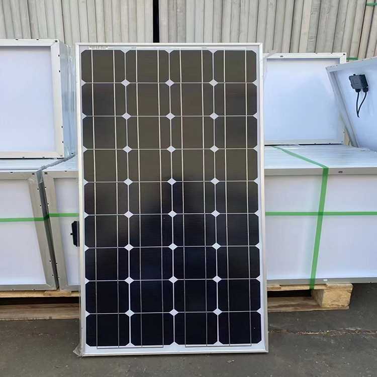100W单晶硅太阳能板发电板车载电池板光伏发电系统充电12V24V家用