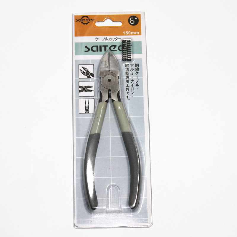 赛特迩 工业级6寸150mm 专业剪钢丝钳剪钳水口钳斜口钳剪线钳钢丝