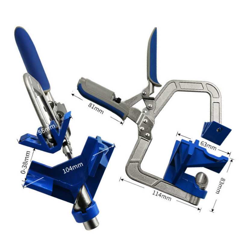 跨境 亚马逊 异型大力钳 台钻钳台钻夹直角大力钳 locking pliers