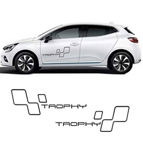 适用于雷诺梅根2 3 4奖杯RS Clio Twingo Logan Sandero车身贴纸