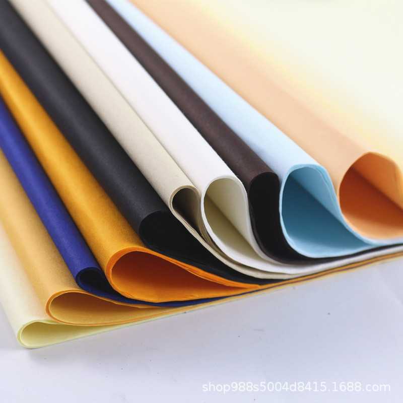 彩色宣纸双面大红色中国风国画剪纸窗花佛黄蓝色瓷青色书法作品纸