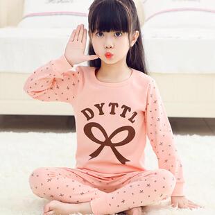 女童秋衣秋裤套装全棉儿童女孩薄款保暖内衣纯棉线衣线裤宝宝睡衣
